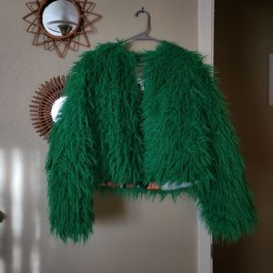 Iris Apfel x H&M cropped coat